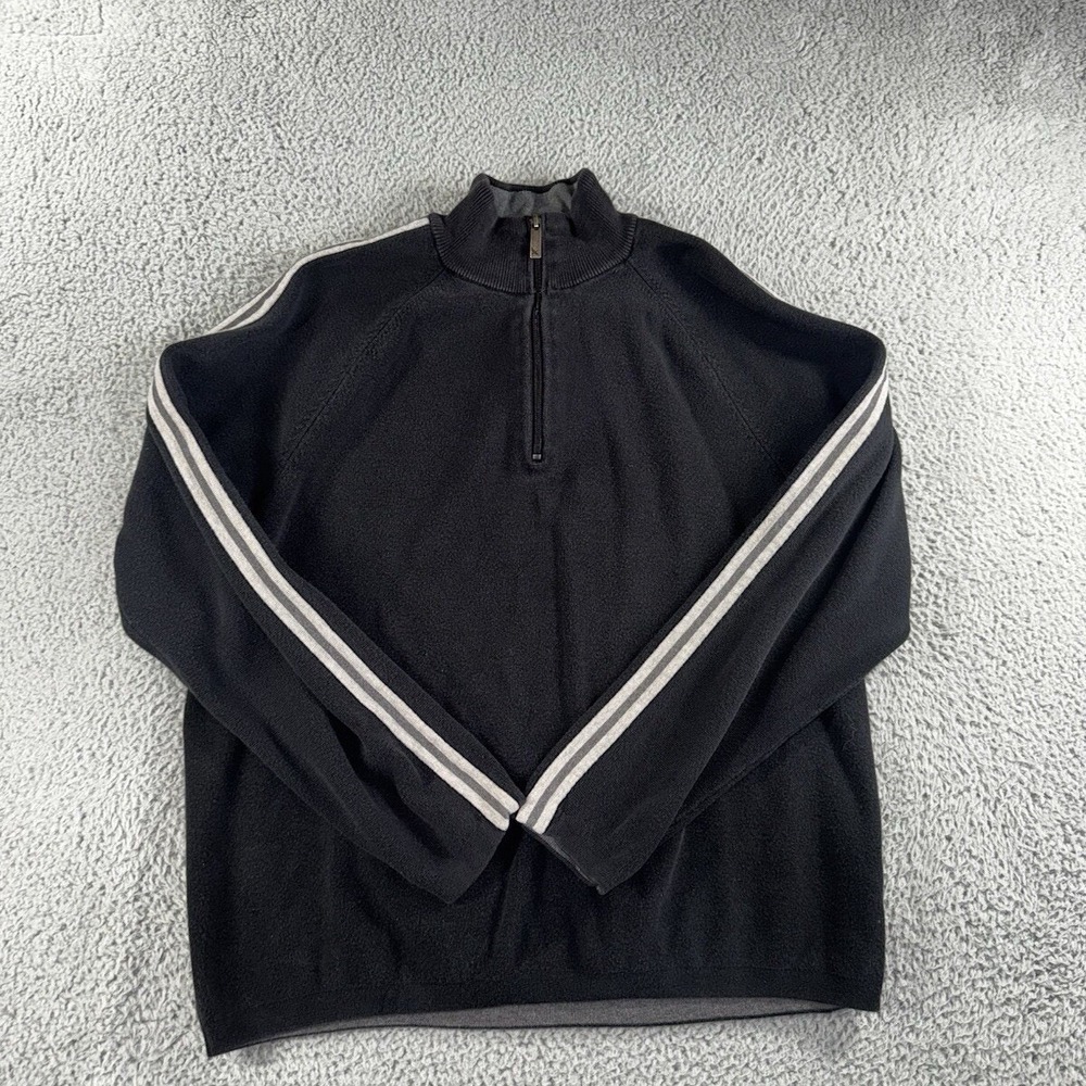 VTG Y2k Quarter Zip Men L Tall Knit 90s Retro Blokecore Gorpcore Sporty Street